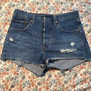 2 pair Levi Denim Shorts, Women’s Size 30 & 31